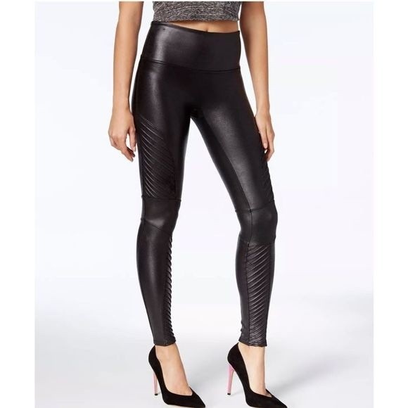 SPANX Pants - Spanx Faux Black Leggings Size Small S